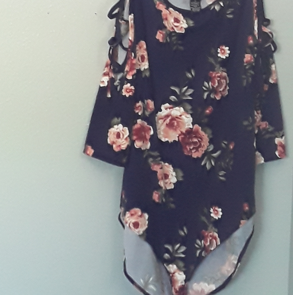 Rue 21 Floral Bodysuit